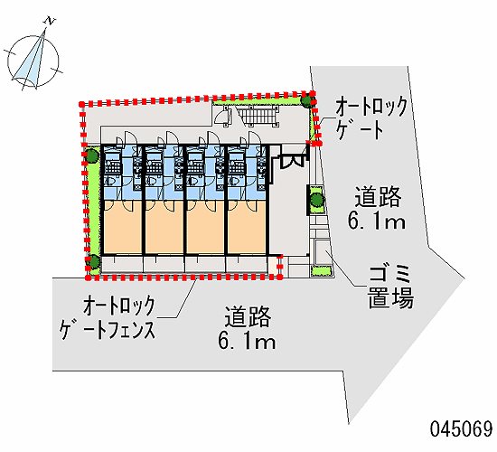 ハネダ【告知事項部屋有】物件名非掲載 配置図