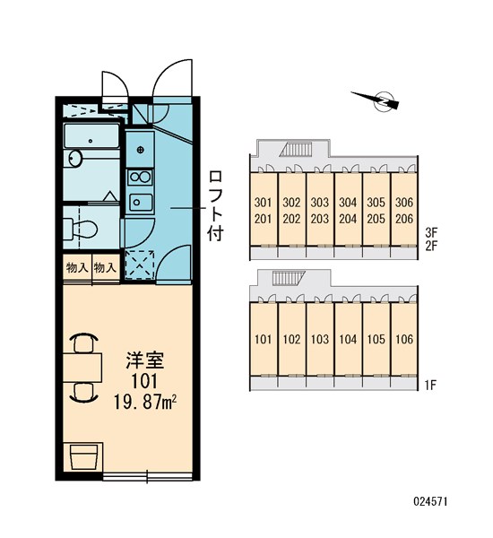 堤方 配置図