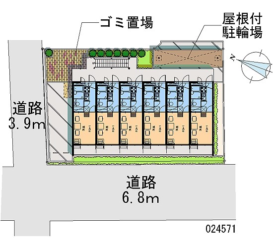 堤方 配置図