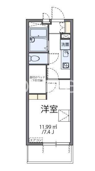 ２１リバーアイランド 間取り