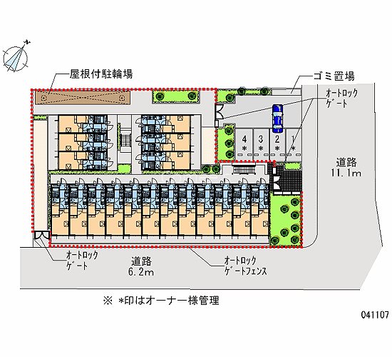２１リバーアイランド 配置図