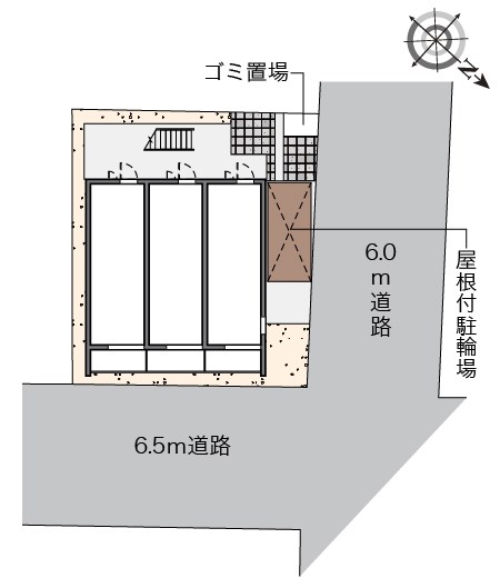 メゾン　ド　ピエラ 配置図