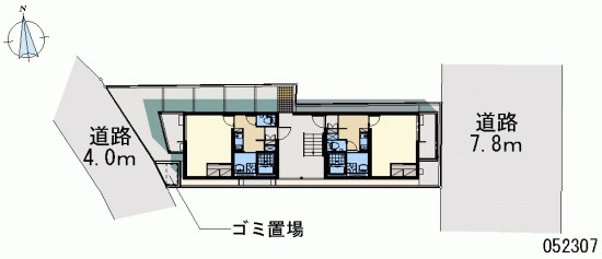 ルイエ西大井 配置図