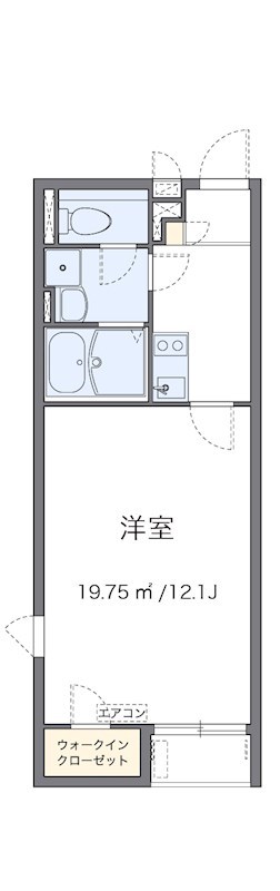 シティーパレス2【107要注意】【告知事項部屋あり107】 間取り
