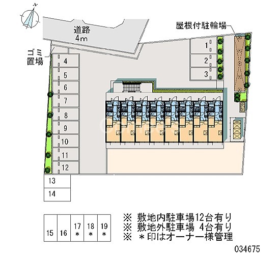 かいと【告知事項部屋有108】物件名非掲載 配置図