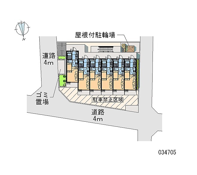 宿河原  配置図