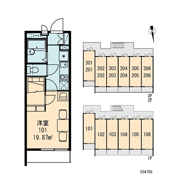 宿河原  配置図