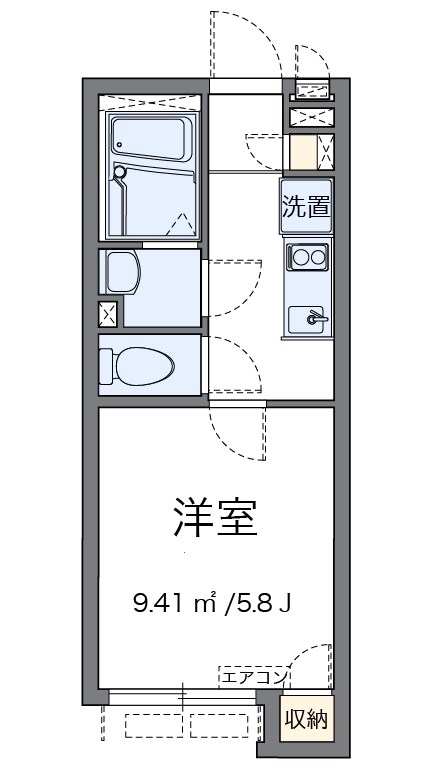アルカディア長沢 間取り