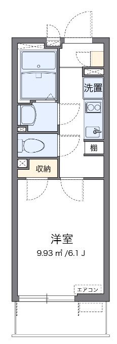 サークル　平和台 間取り