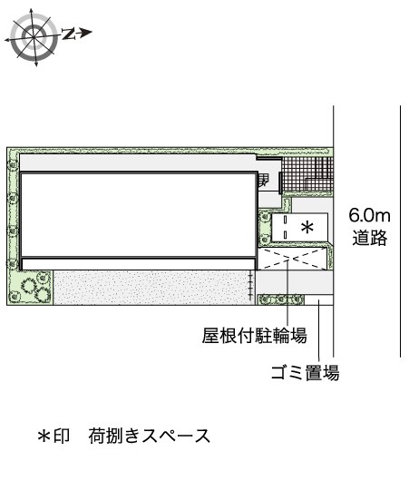 マローネ【告知事項部屋有　103】物件名非掲載 配置図