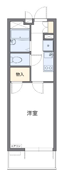 フラットメイト新都心 間取り