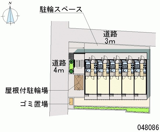 フラットメイト新都心 配置図