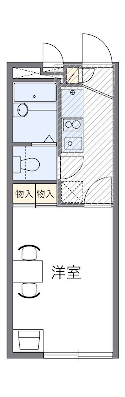 コート【告知事項部屋あり　107　物件名非掲載】 間取り