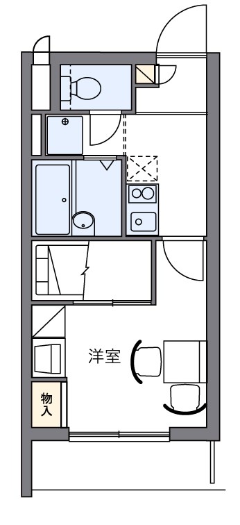 ヴィルヌーブ川崎B 間取り