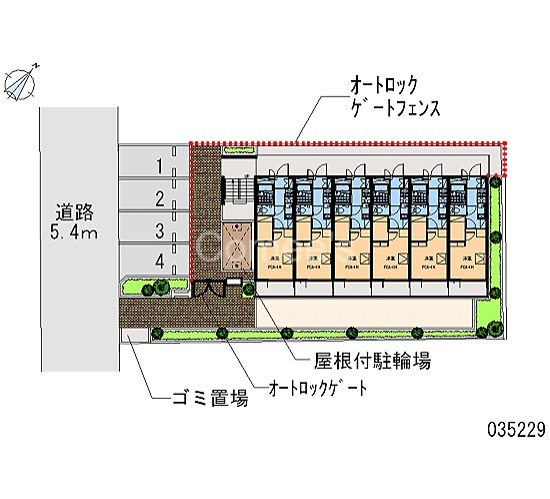 サニーハイツ 配置図