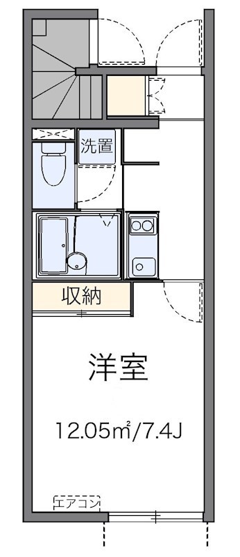 タートルクレインⅠ 間取り