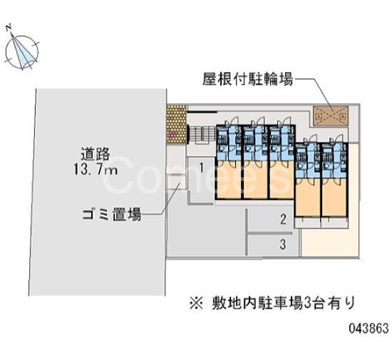 大門坂下 配置図