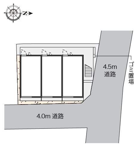 西尾久 配置図