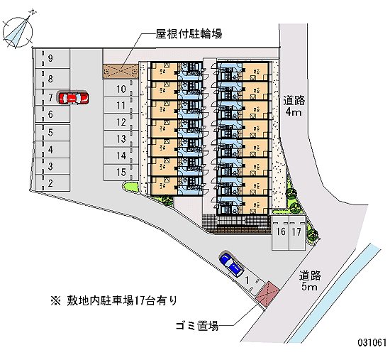 楓 配置図