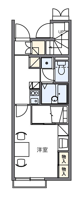 プロテクシオン【告知事項部屋あり106】 間取り