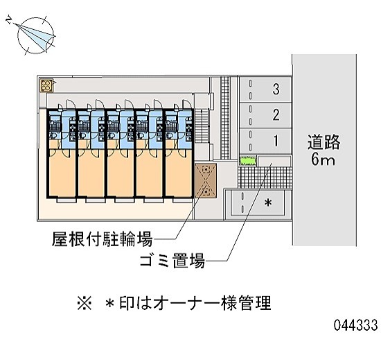 ルフラン東越谷 配置図