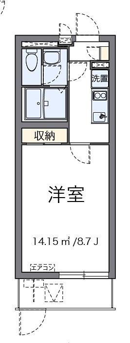 ハイツサングリーンⅡ 間取り