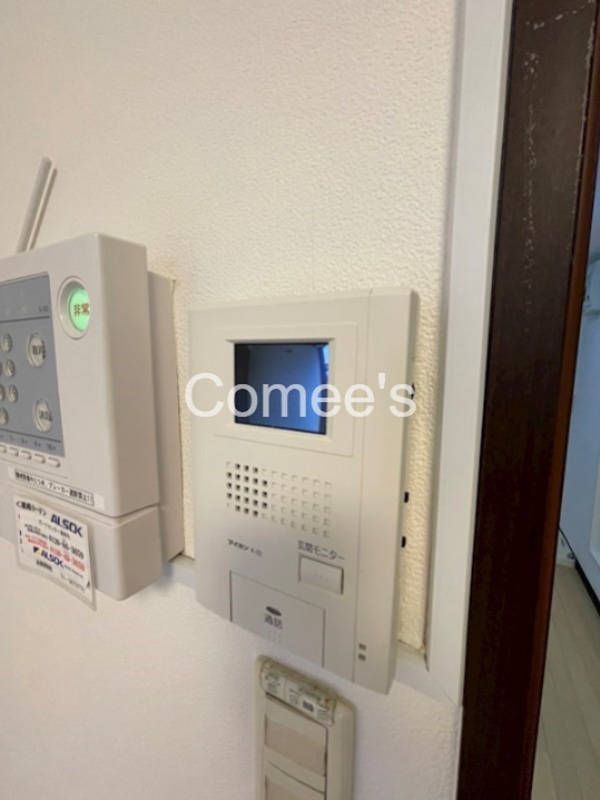 新座ブルー モニター付きインターホン