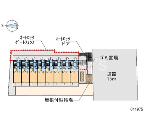 青木橋 配置図