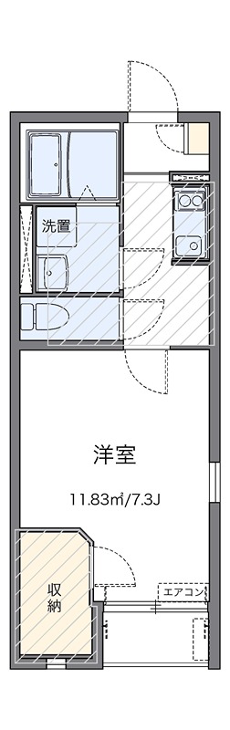 相棒 斜線部分2か所がロフトです