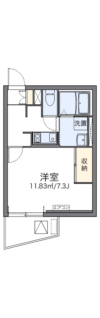 レオネクストルイエ西大井 代表的な間取のため実際の間取とは異なる場合があります