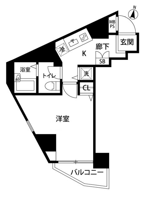 エクセリア旗の台 間取り