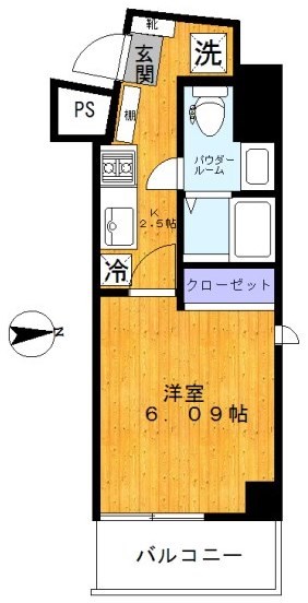 旗ヶ岡アパートメント 間取り