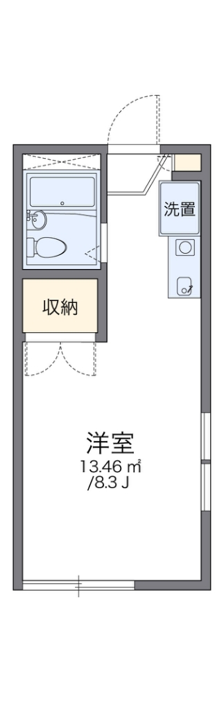 レオパレスゴールデンベセル 間取り
