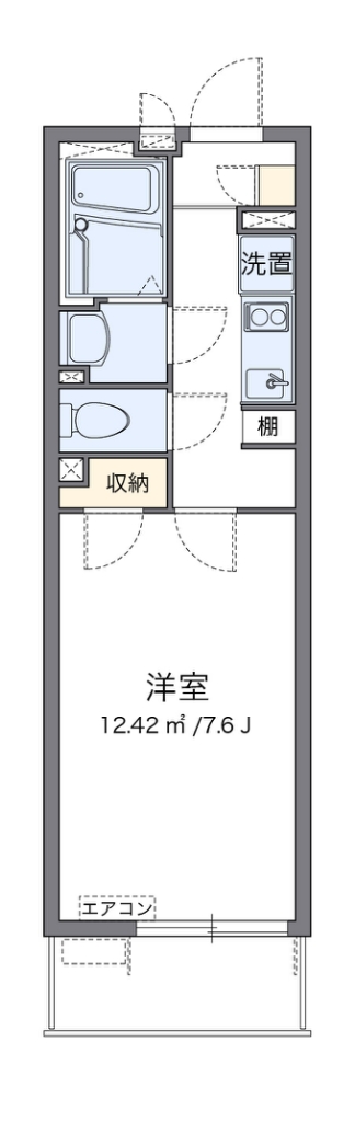 クレイノＫＯＥＭＯＮふじ 代表的な間取のため実際の間取とは異なる場合があります