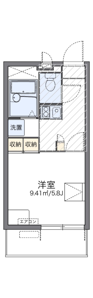 レオパレス小池 間取り