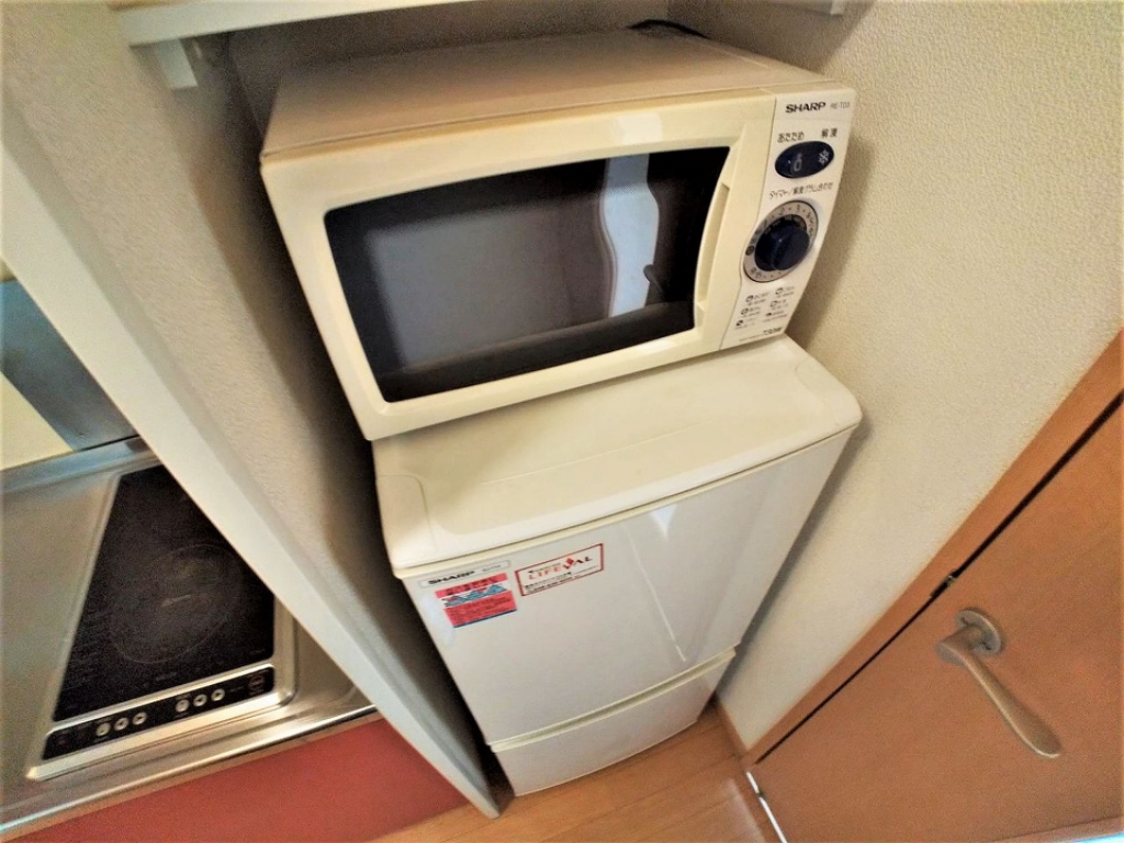 レオパレスＯＯＨＡＲＡ レンジと冷蔵庫