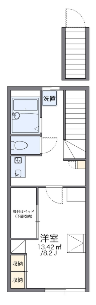 レオパレスルミエール 間取り