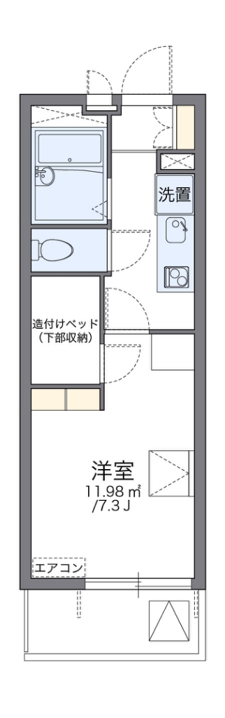 レオパレスＢｉｇ　ハロー 間取り