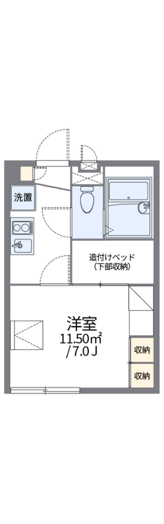 レオパレスウェルストンⅠ 間取り