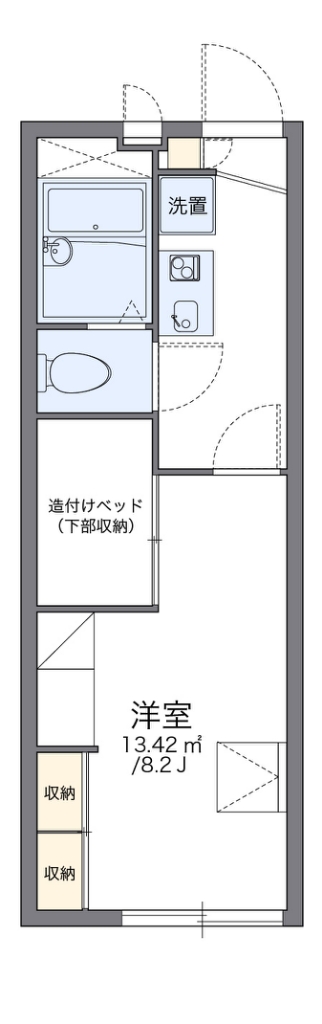 レオパレスサンライズ 間取り