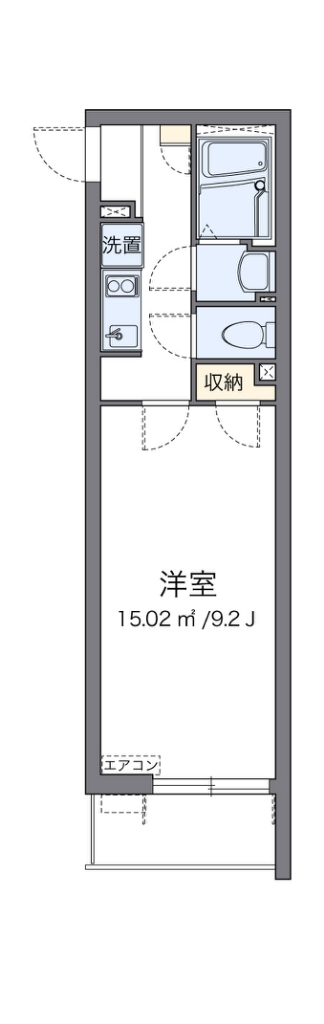 クレイノグランシーダ 代表的な間取のため実際の間取とは異なる場合があります