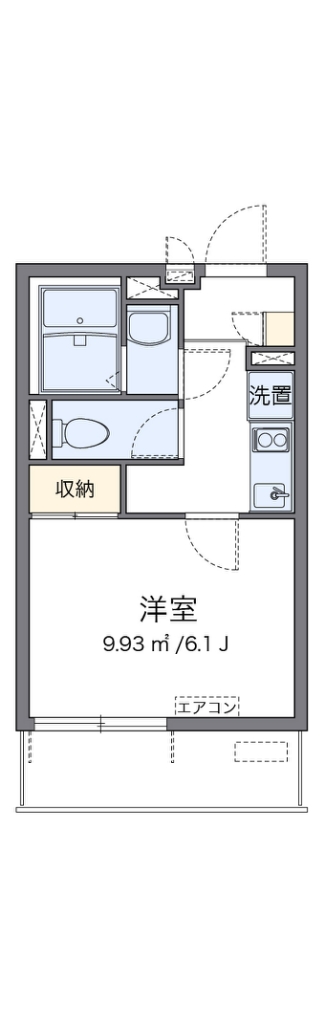 クレイノ葵芳　１号館 代表的な間取のため実際の間取とは異なる場合があります