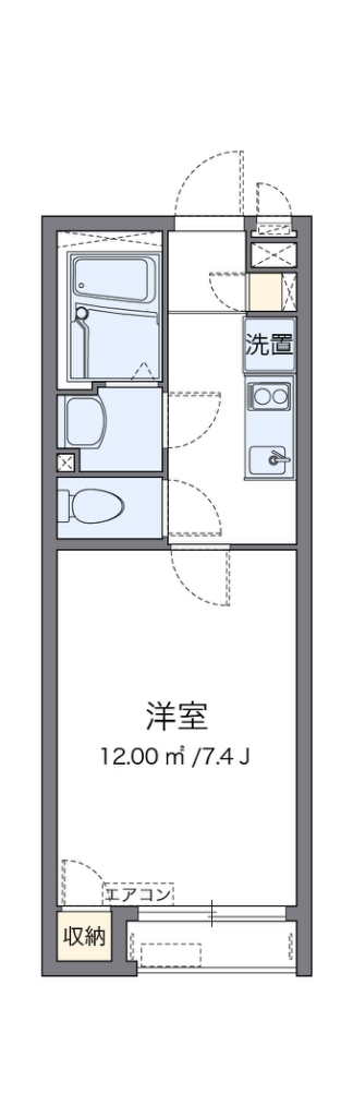 クレイノスヨン 代表的な間取のため実際の間取とは異なる場合があります