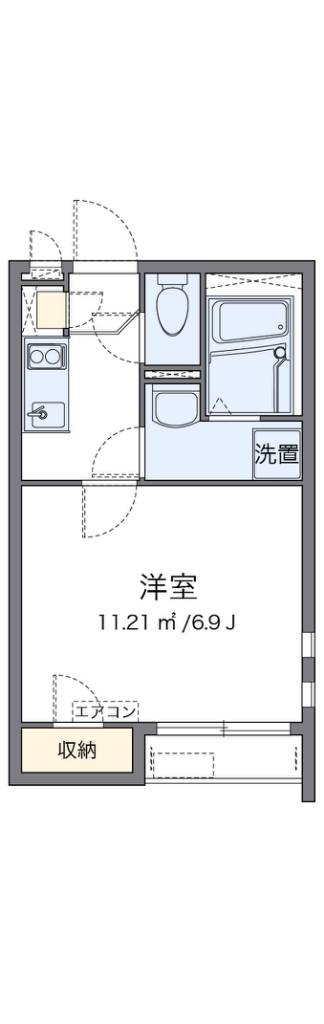 クレイノＮ　ｔｒａｙ 代表的な間取のため実際の間取とは異なる場合があります