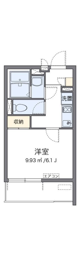 クレイノ葵芳　１号館 代表的な間取のため実際の間取とは異なる場合があります