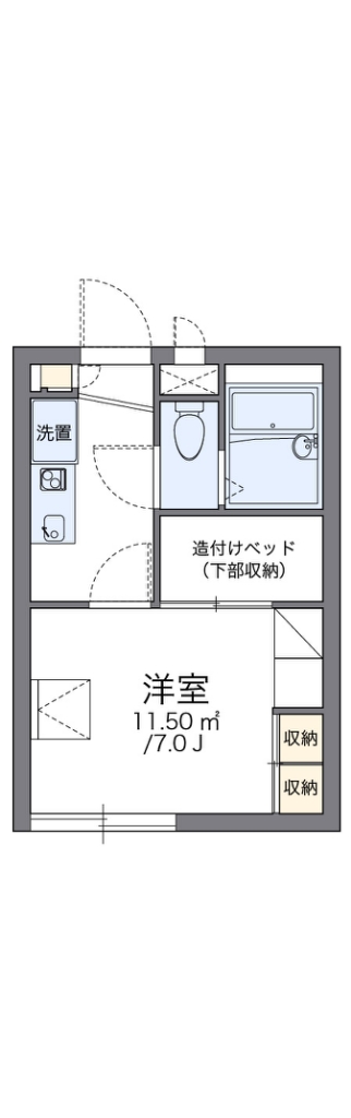 レオパレスアーバン・エイト 間取り