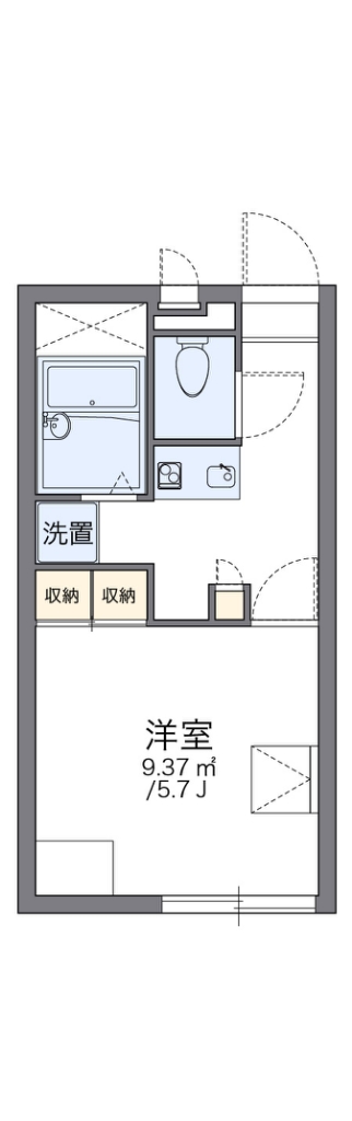 レオパレスゆげた 間取り