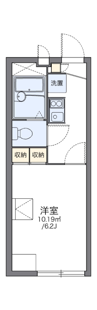 レオパレススカイ　タウン 間取り
