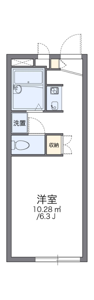 レオパレス赤坂 間取り