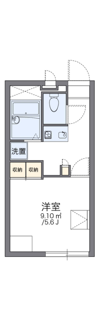 レオパレスホーヤ　Ⅱ 間取り